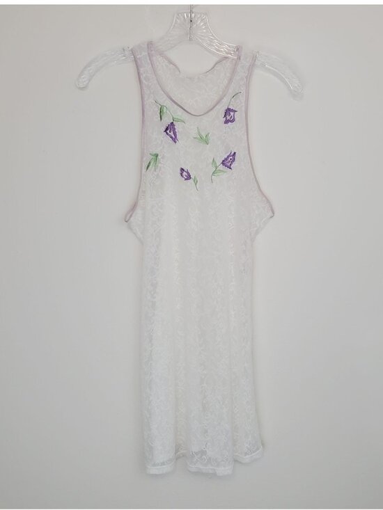 Victoria's Secret Other - Victoria's Secret Collection 1990's lace embroidered racerback negligee